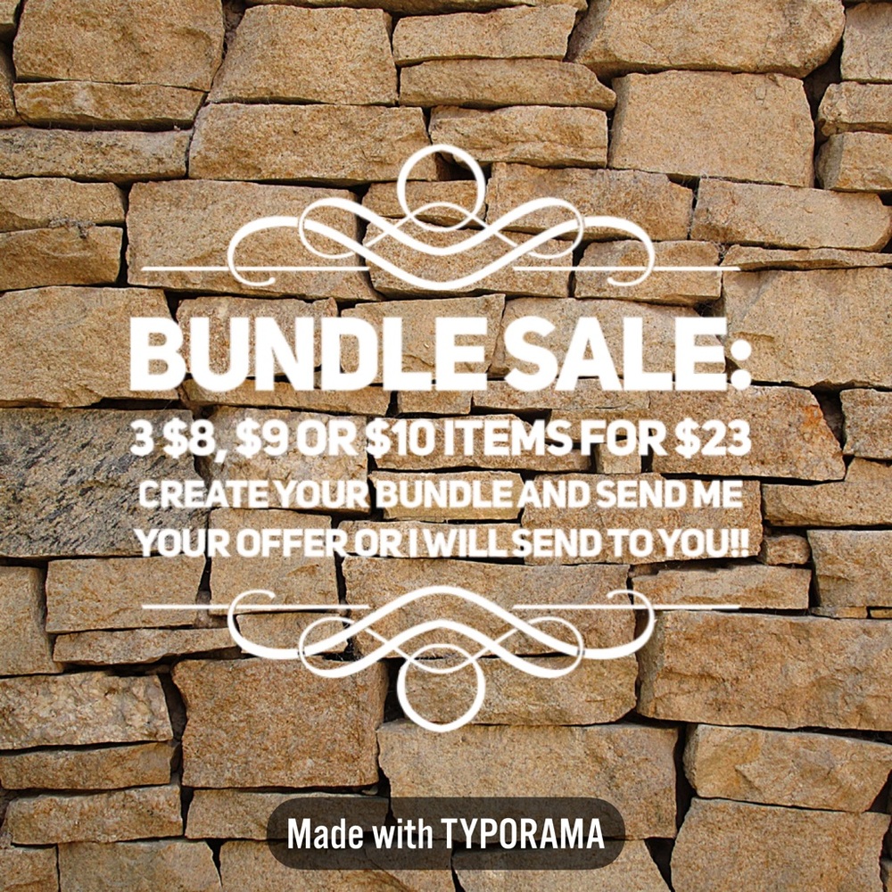 Bundle sale